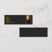 Zonnefilmprofielkaart Mini Visitekaartje (Voorkant / Achterkant)