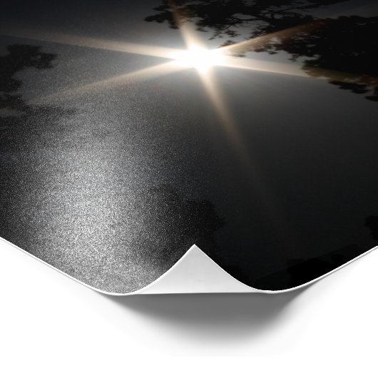 Zonnefoto Foto Afdruk (Hoek)