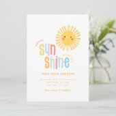 Zonnefoto-geboorteaankondiging (Staand voorkant)