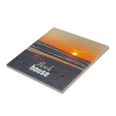 Zonnefoto van het Kusthuis Tegeltje (Zijkant)