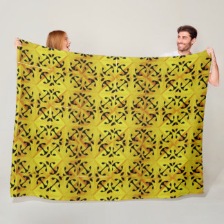Zonnefragment abstract geometrisch fleece deken