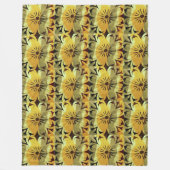 Zonnefragment abstract geometrisch fleece deken (Voorkant)