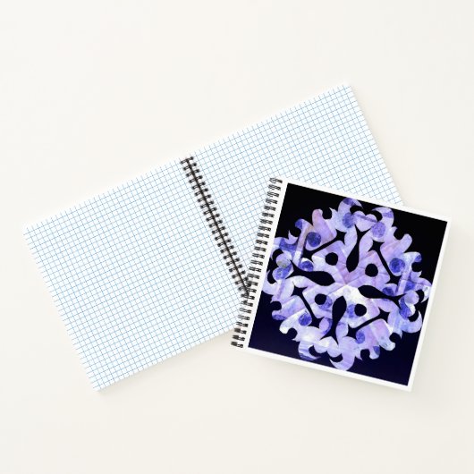 Zonnefragment abstract geometrisch notitieboek (Binnen)