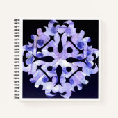 Zonnefragment abstract geometrisch notitieboek (Voorkant)