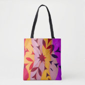 Zonnefragment abstract geometrisch tote bag (Voorkant)