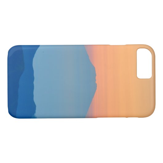 Zonnegebergte Abstract landschap Case-Mate iPhone Case (Achterkant (Horizontaal))