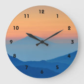 Zonnegebergte Abstract landschap Grote Klok (Voorkant)