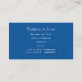 Zonnegebergte Abstract landschap Visitekaartje (Achterkant)