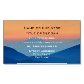 Zonnegebergte Abstract landschap Visitekaartje Magneet (Voorkant)