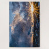 Zonnegebergte in het gebergte legpuzzel (Verticaal)