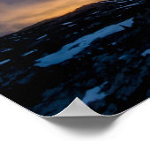 Zonnegebergte in het gebergte poster (Hoek)