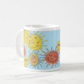 Zonnegebruik door kinderen koffiemok (Voorkant links)