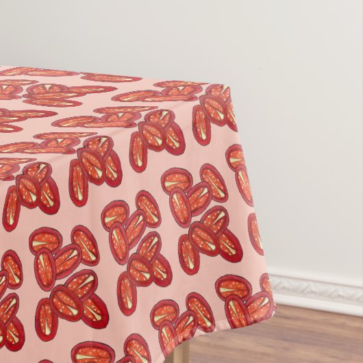Zonnegedroogde tomaten tomaten Pizza Topping Tafelkleed (Voorbeeld)