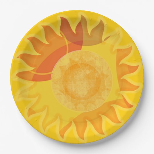 Zonnegeel Bord (Voorkant)