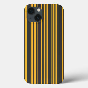 Zonnegeel en houtskool met vijf strippen Case-Mate iPhone case