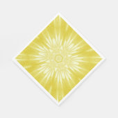 Zonnegeel Faux Tulle Design Servet (Hoek)