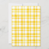 'Zonnegeel geel Waterverf geplakt' Elke gelegenhei Kaart (Achterkant)