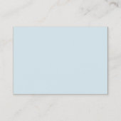 Zonnegeel monarch visitekaartje (Achterkant)