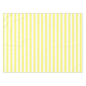  Zonnegeel & Witte Stripes Aangepast Tafelkleed (Voorkant (Horizontaal))