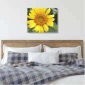  Zonnegeel Zonnebloem 20 x 16 inch Canvas Afdruk (Insitu (Slaapkamer))