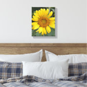  Zonnegeel Zonnebloem 8 x 10 inch Canvas Afdruk (Insitu (Slaapkamer))