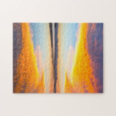 Zonnegeelsteen. Legpuzzel (Horizontaal)