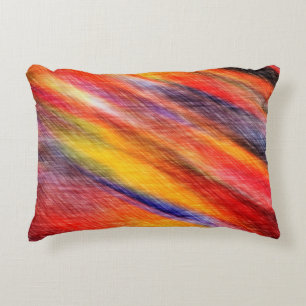 Zonnegekleurde Abstractste kleuren Accent Kussen
