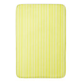 Zonnegel gele en witte gestreepte badmat (Voorkant Verticaal)