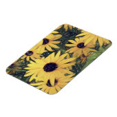 zonnegele bloem vrolijk magneet (Linkerzijde)