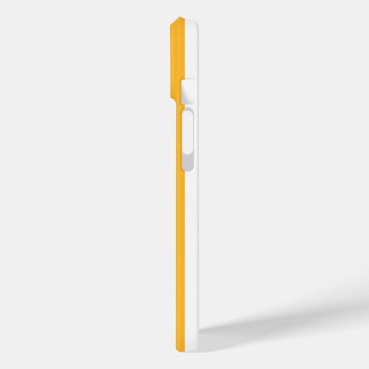 Zonnegele en witte strepen van snoep Case-Mate iPhone case (Achterkant / Links)