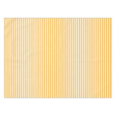 Zonnegele en witte strepen van snoep tafelkleed (Voorkant (Horizontaal))