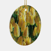 Zonnegele tulpen keramisch ornament (Rechts)