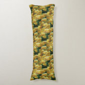 Zonnegele tulpen lichaamskussen (Voorkant Verticaal)