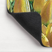 Zonnegele tulpen muismat (Hoek)