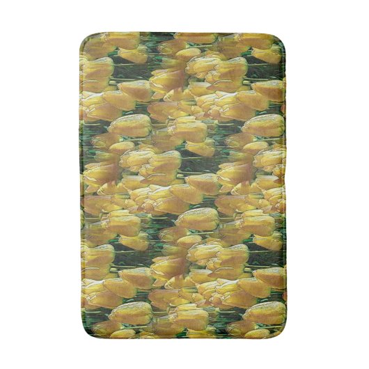 Zonnegeltulpen Badmat (Voorkant Verticaal)