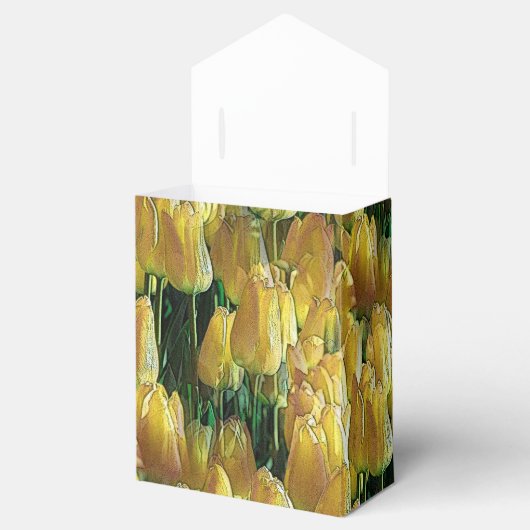 Zonnegeltulpen Bedankdoosjes (Geopend)