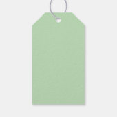 Zonnegeltulpen Cadeaulabel (Achterkant)