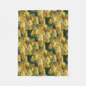 Zonnegeltulpen Fleece Deken (Voorkant)