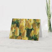 Zonnegeltulpen Kaart (Voorkant)