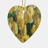 Zonnegeltulpen Keramisch Ornament (Links)