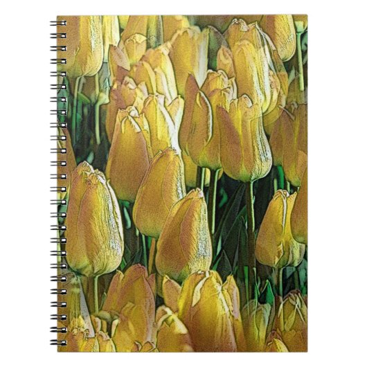 Zonnegeltulpen Notitieboek (Voorkant)