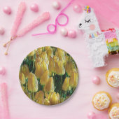 Zonnegeltulpen Papieren Bordje (Feest)