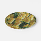 Zonnegeltulpen Papieren Bordje (Gekanteld)