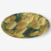 Zonnegeltulpen Papieren Bordje (Gekanteld)