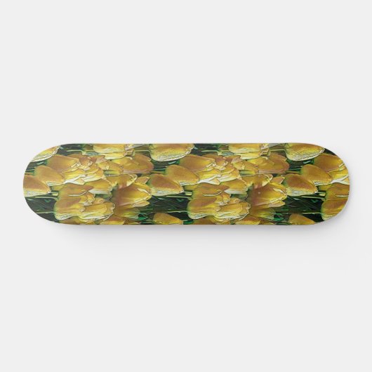 Zonnegeltulpen Persoonlijk Skateboard (Horizontaal)