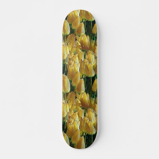 Zonnegeltulpen Persoonlijk Skateboard (Voorkant)