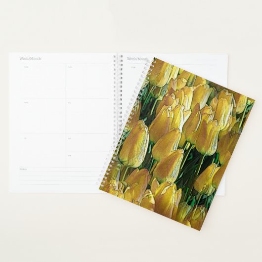 Zonnegeltulpen Planner (Display)