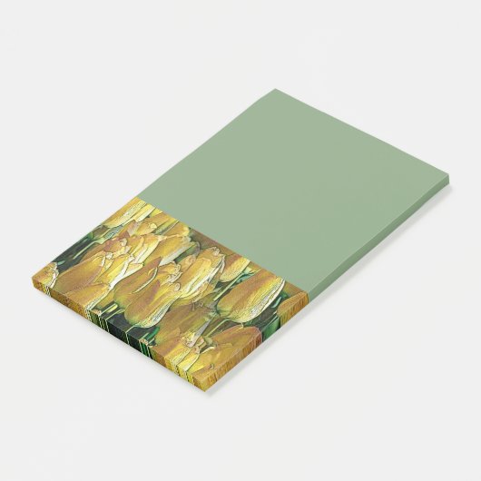 Zonnegeltulpen Post-it® Notes (Schuin)