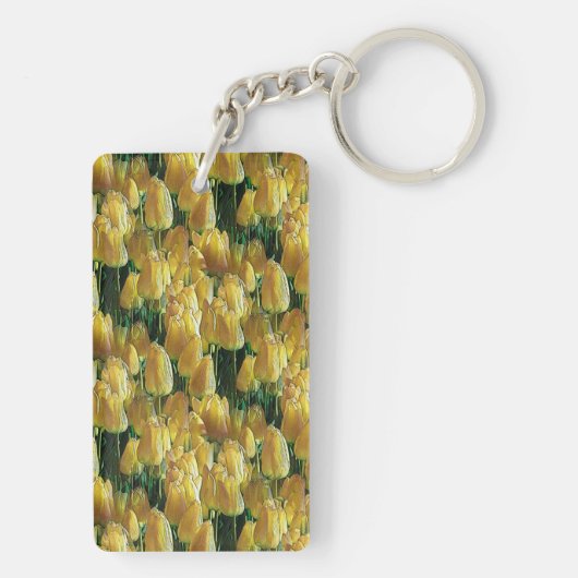Zonnegeltulpen Sleutelhanger (achterkant)