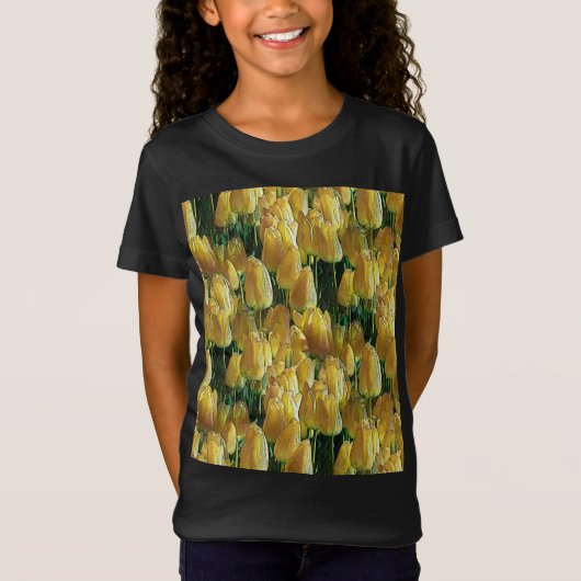 Zonnegeltulpen T-shirt (Voorkant)